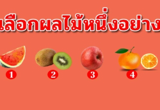 ถ้าคุณติดอยู่ในทะเลทราย เลือกผลไม้ 1 อย่างที่คุณชอบ