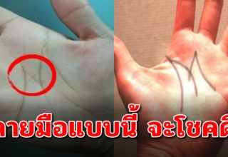 ใครมือรูปตัวแบบนี้ ตามความเชื่อโบราณ เป็นคนมีบุญ ทำอะไรก็สำเร็จ