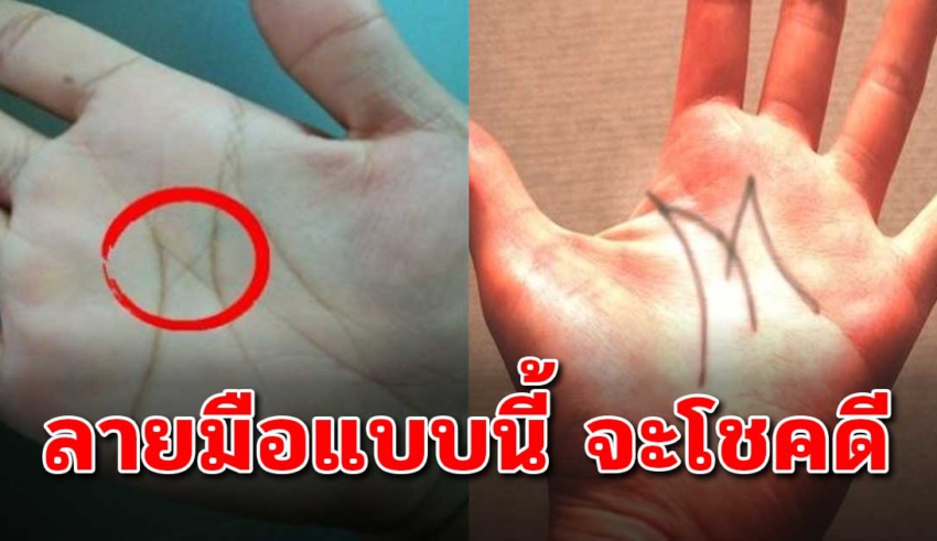 ใครมือรูปตัวแบบนี้ ตามความเชื่อโบราณ เป็นคนมีบุญ ทำอะไรก็สำเร็จ