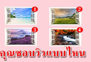 วิวหน้าต่างที่คุณชอบ สามารถบอกความเป็นคุณได้