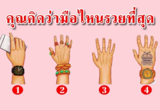 มือไหนที่คุณคิดว่า รวยที่สุด บ่งบอกความเป็นคุณได้