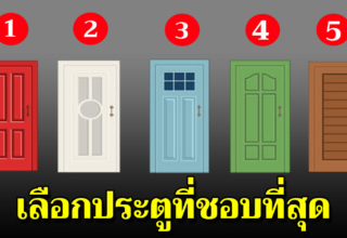 เลือกประตูบานที่ชอบมา 1 บาน บอกความเป็นตัวตนของคุณ