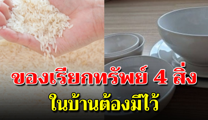 ของ 4 สิ่งมีไว้ในบ้าน ช่วยเรียกทรัพย์เงินทอง