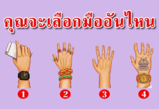 มือที่คุณเลือกสามารถบ่งบอกตัวตนของคุณได้