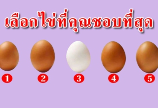 เลือกไข่มา 1 ฟอก สามารถบ่งบอกตัวตนลึกๆของคุณได้